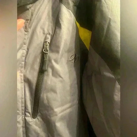 Mens NordiacTrack fleece lined jacket with adjustable hood front zipper size LG - Picture 5 of 16